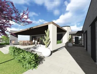 Presentazione progetto: villa monofamiliare in legno